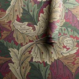 Acanthus Wallpaper Madder/Thyme