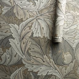 Acanthus Wallpaper Manilla/Stone