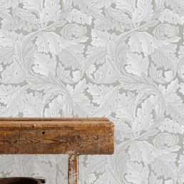 Acanthus Wallpaper Marble