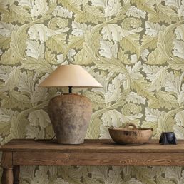 Acanthus Wallpaper Stone