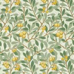 Arbutus Wallpaper Sage/Lemon