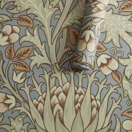 Artichoke Wallpaper Teal/Sage