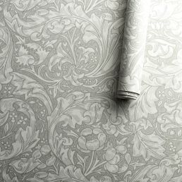Bachelors Button Wallpaper Silver