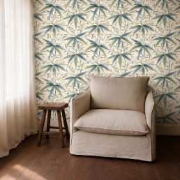 Bamboo Wallpaper Thyme/Artichoke