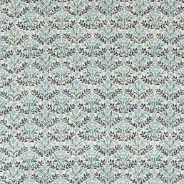 Bellflowers Fabric Mineral Blue