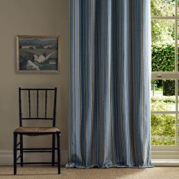 Bexleyheath Stripe Fabric Woad