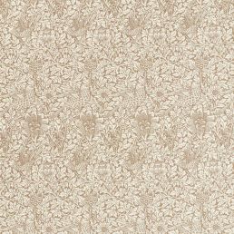 Bird & Anemone Weave Outdoor Fabric Linen
