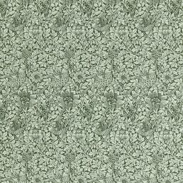 Bird & Anemone Weave Outdoor Fabric Teal