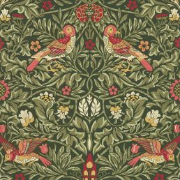 Bird Wallpaper Wooded Dell