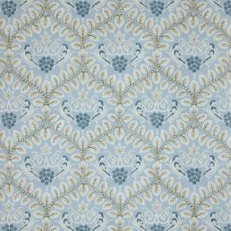 Birds & Grape Wallpaper Annesley Blue