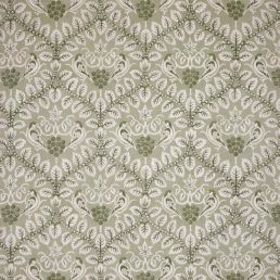 Birds & Grape Wallpaper Muscat Green