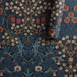 Blackthorn Wallpaper Indigo