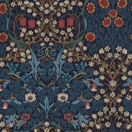 Blackthorn Wallpaper Indigo
