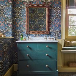 Blackthorn Wallpaper Indigo