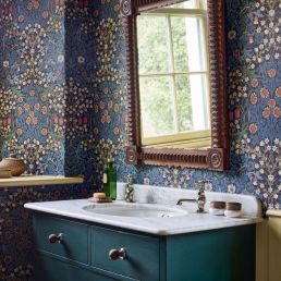 Blackthorn Wallpaper Indigo