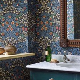 Blackthorn Wallpaper Indigo