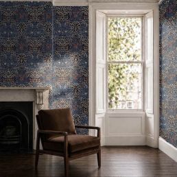 Blackthorn Wallpaper Indigo