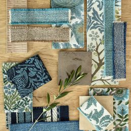 Blackthorn Weave Outdoor Fabric Nettle/Clay