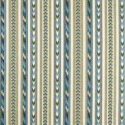 Bloomsbury Stripe Fabric Woad/Thyme
