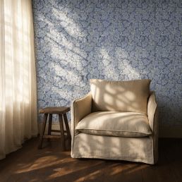 Bramble Wallpaper Indigo