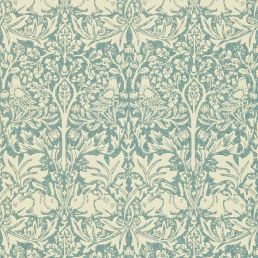 Brer Rabbit Wallpaper Slate/Vellum