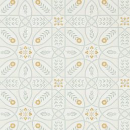 Brophy Trellis Wallpaper Ivory Sage