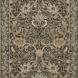 Bullerswood Fabric Charcoal/Mustard