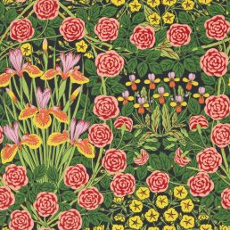 Campanula Wallpaper Sunburst/Ebony