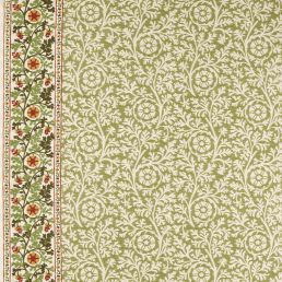 Chamomile Embroidery Fabric Forest
