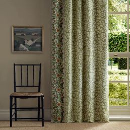 Chamomile Embroidery Fabric Forest