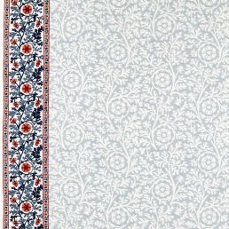 Chamomile Embroidery Fabric Woad