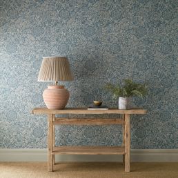 Chamomile Wallpaper China Blue