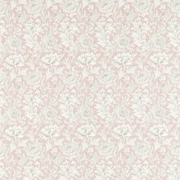 Chrysanthemum Toile Fabric Cochineal Pink
