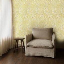Chrysanthemum Toile Wallpaper Weld