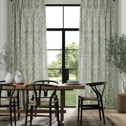 Chrysanthemum Toile Fabric Willow
