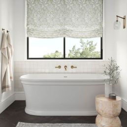 Chrysanthemum Toile Fabric Willow