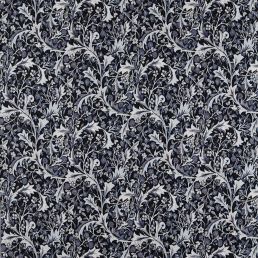 Clover & Vine Weave Fabric Indigo