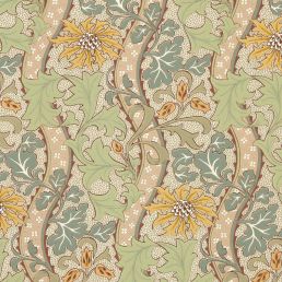 Cornflower Wallpaper Lemon/Sage