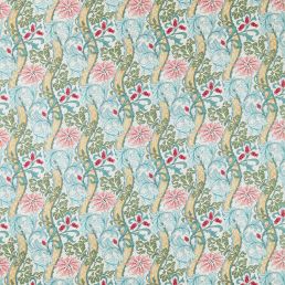 Cornflower Fabric Rose/Woad