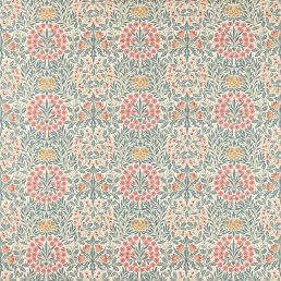 Daisy & Oak Fabric Madder/Teal
