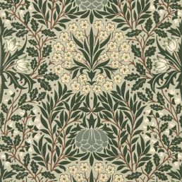 Daisy & Oak Wallpaper Sage/Forest