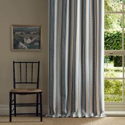 Dallington Stripe Fabric Indigo