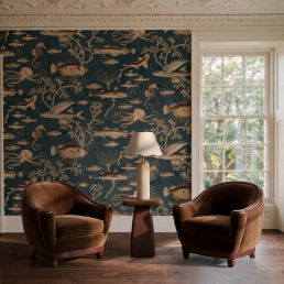 Dory Gigantica Wallpaper Deep Sea Bronze