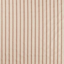 Elm Stripe Fabric Apricot/Linen