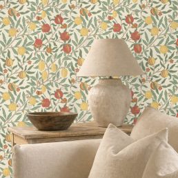 Fruit Wallpaper Bayleaf/Russet