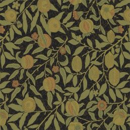 Fruit Weave Fabric Black/Claret