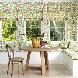 Fruit Wallpaper Green Indigo/Madder