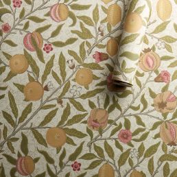 Fruit Wallpaper Limestone/Artichoke