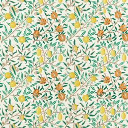 Fruit Fabric Sap Green/Tangerine