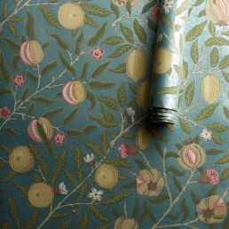 Fruit Wallpaper Slate/Thyme